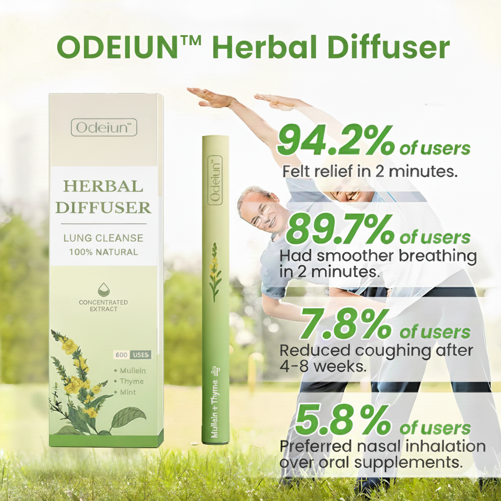 šæ ODEIUN⢠Herbal Diffuser: Reclaim Your Lungs, Restore Your Calm.
