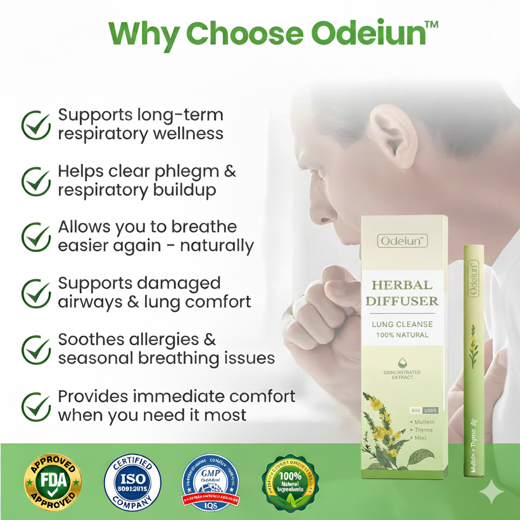 šæ ODEIUN⢠Herbal Diffuser: Reclaim Your Lungs, Restore Your Calm.